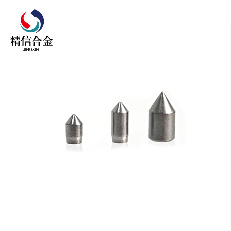 硬質(zhì)合金模具_廠家直供鎢鋼頂尖3*7硬質(zhì)合金頂尖快速破窗錘頭圓錐形頂尖硬度高